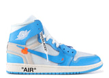 Men Air Jordan 1 Retro High Off-White University Blue
