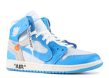 Men Air Jordan 1 Retro High Off-White University Blue