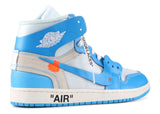 Men Air Jordan 1 Retro High Off-White University Blue