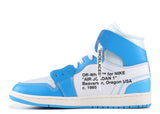 Men Air Jordan 1 Retro High Off-White University Blue