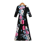 Vogue Kids Long-Sleeve Floral Dress