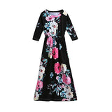 Vogue Kids Long-Sleeve Floral Dress