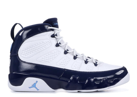Men Air Jordan 9 Retro UNC Pearl Blue 2019