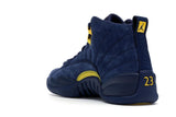 Men Air Jordan 12 Xii Retro PSNY Michigan College Navy/Amarillo