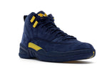 Men Air Jordan 12 Xii Retro PSNY Michigan College Navy/Amarillo