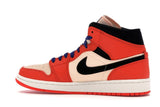 Men Air Jordan 1 Mid Team Orange Black